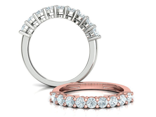 Churumbela Etirnity Ring con Arco de Incrustaciones Preciosas