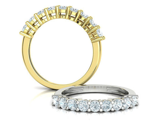 Churumbela Etirnity Ring con Arco de Incrustaciones Preciosas