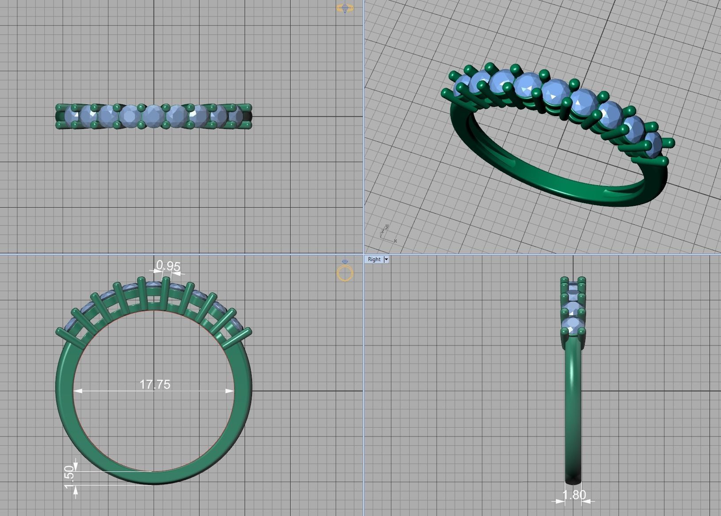 Churumbela Etirnity con Arco de Incrustaciones Deslumbrantes