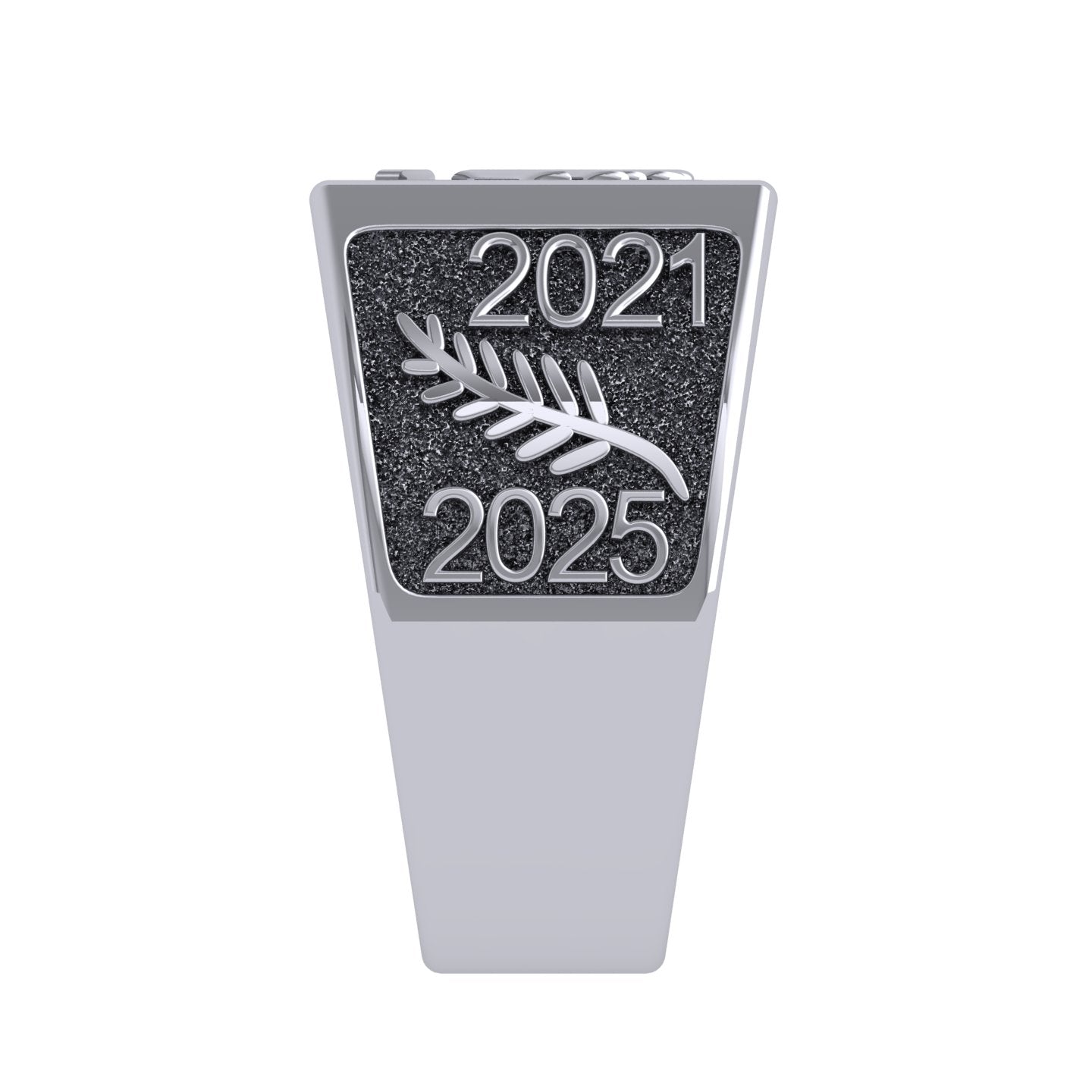 Anillo Graduación con Logo Frontal 14mm de Oro