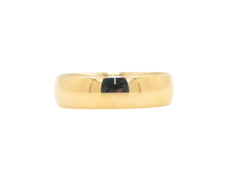 Argolla De Matrimonio Oro Amarillo 14K 6mm "Alianza"