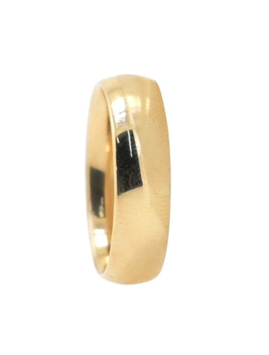 Argolla De Matrimonio Oro Amarillo 14K 6mm "Alianza"