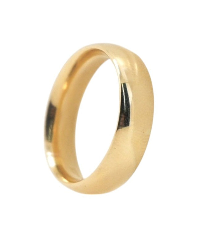 Argolla De Matrimonio Oro Amarillo 14K 6mm "Alianza"