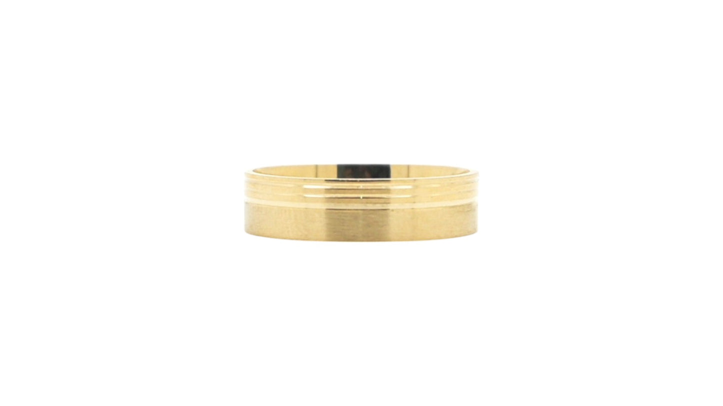 Argolla De Matrimonio Oro Amarillo 14K 6mm