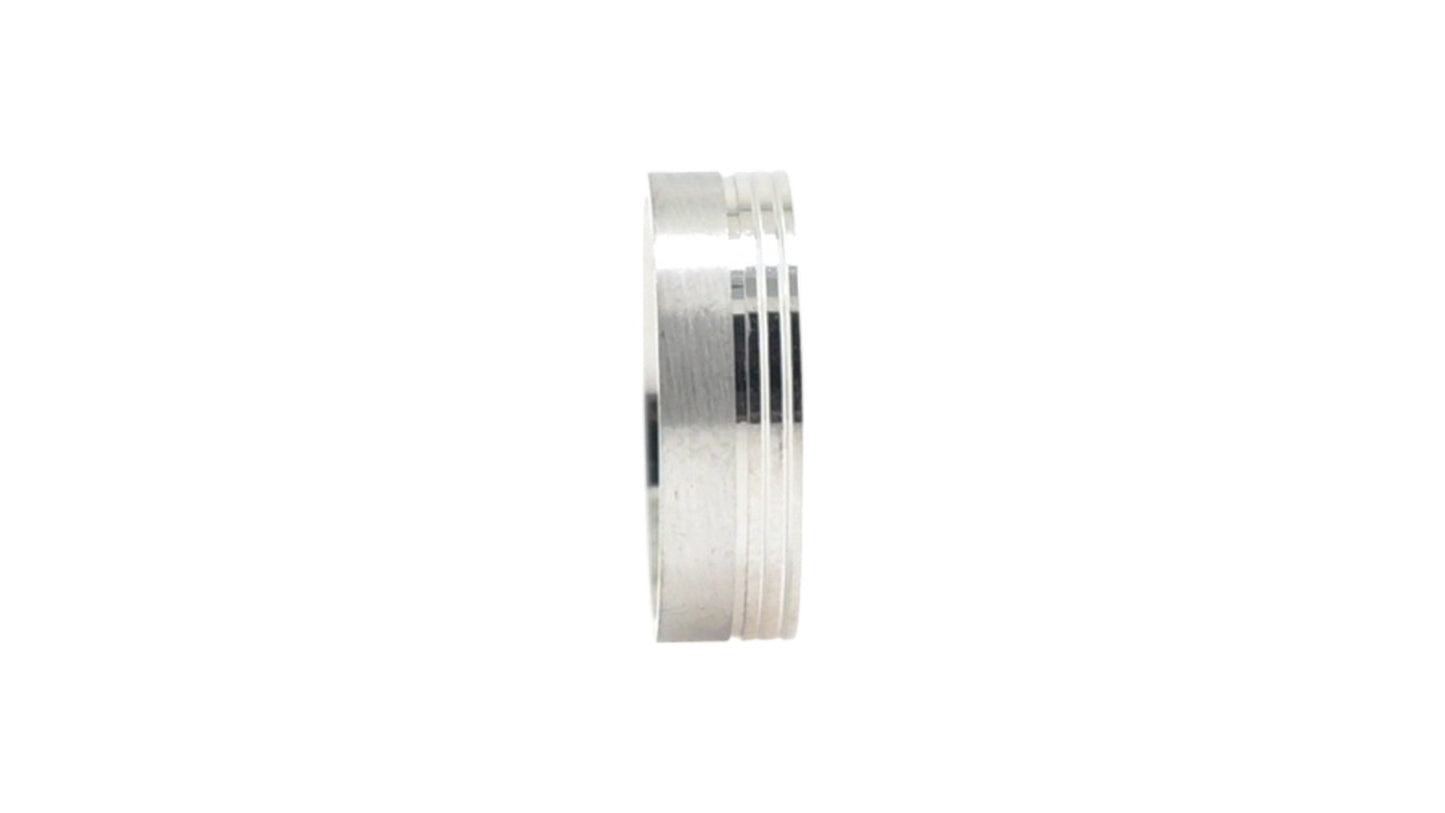 Argolla De Matrimonio Oro Blanco 14K 6mm