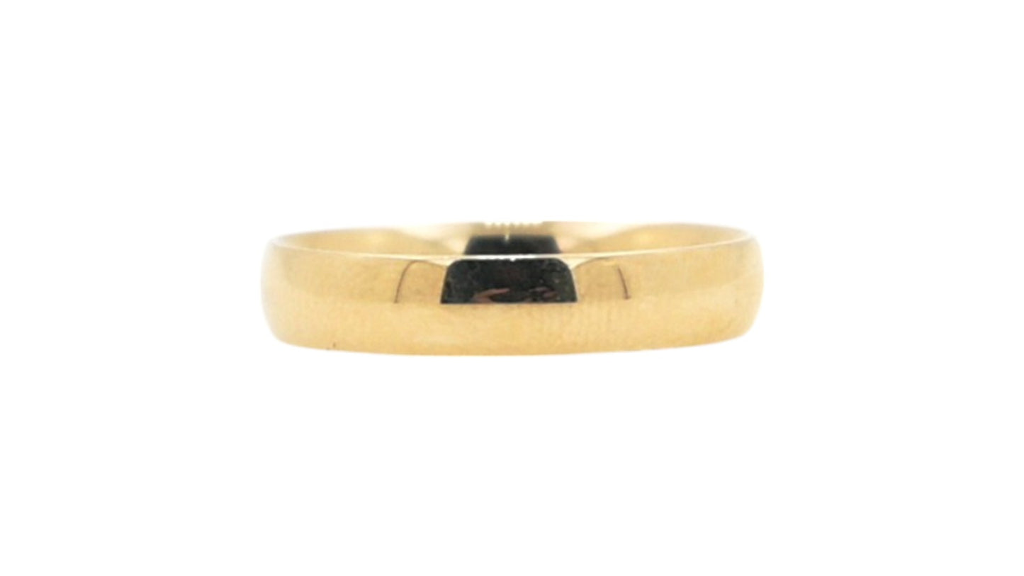 Argolla de Matrimonio Oro Amarillo 14k 4mm "Alianza"