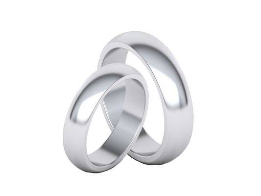 Juego de Argollas Dshaped de Oro 14k