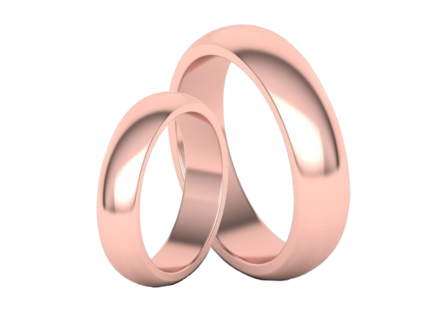 Refinado Juego de Argollas Dshaped de Oro 14k