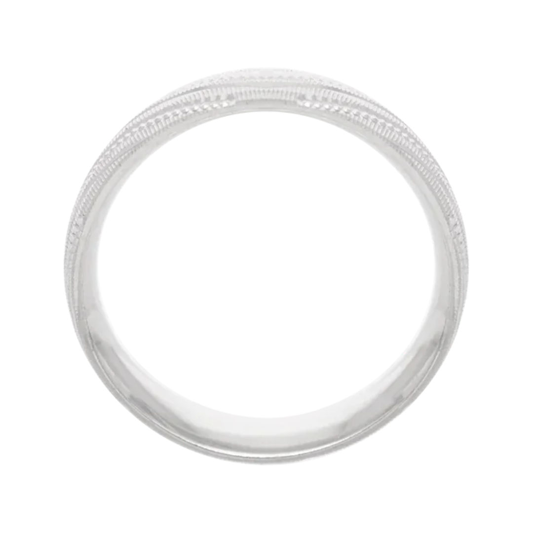 Argolla Oro Blanco 5mm