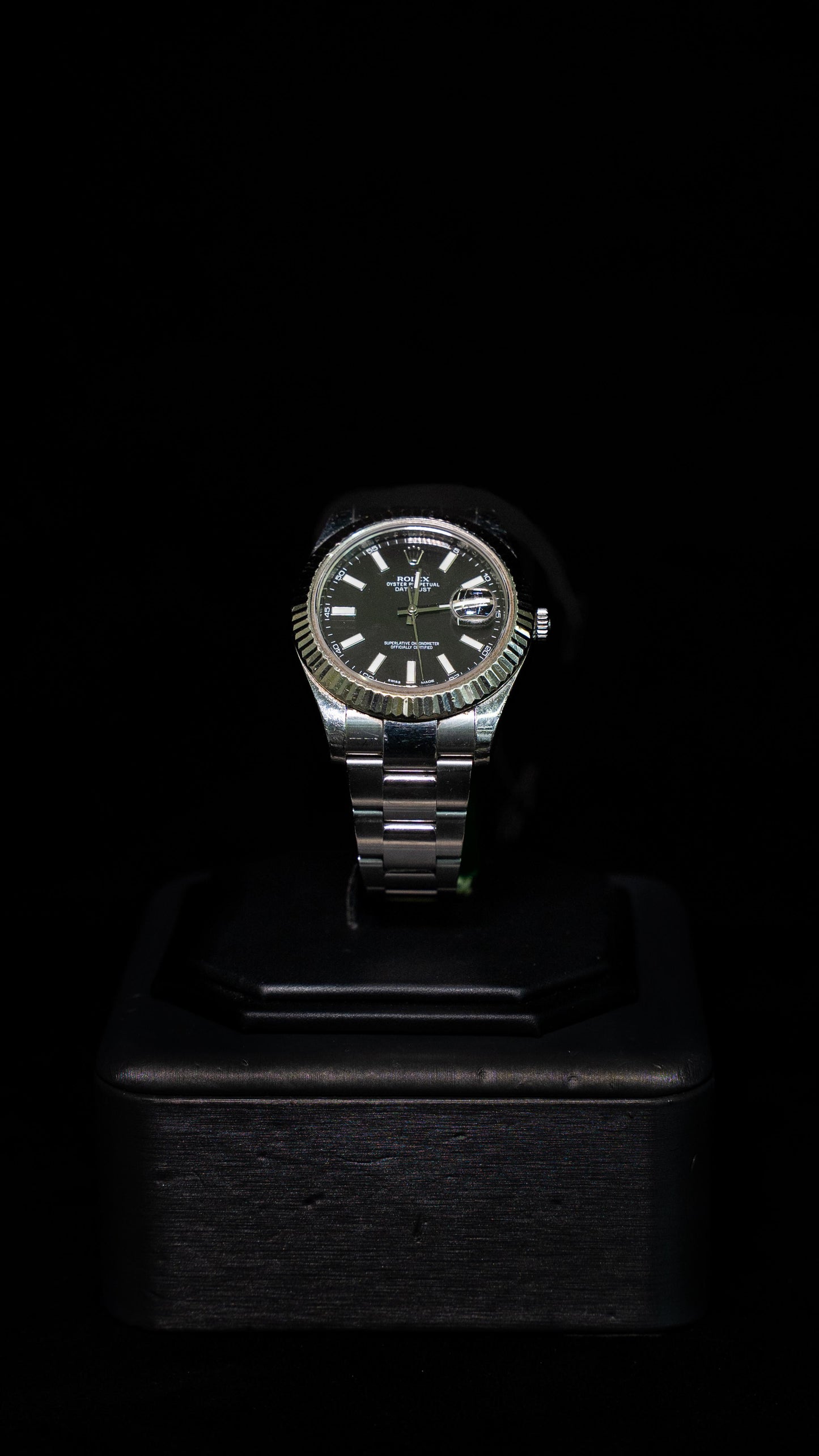 Rolex Datejust 41 - Esfera Negra & Bisel Estriado