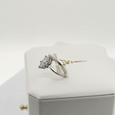 Anillo de compromiso Marquise Brillant 2.01 CTW 14K