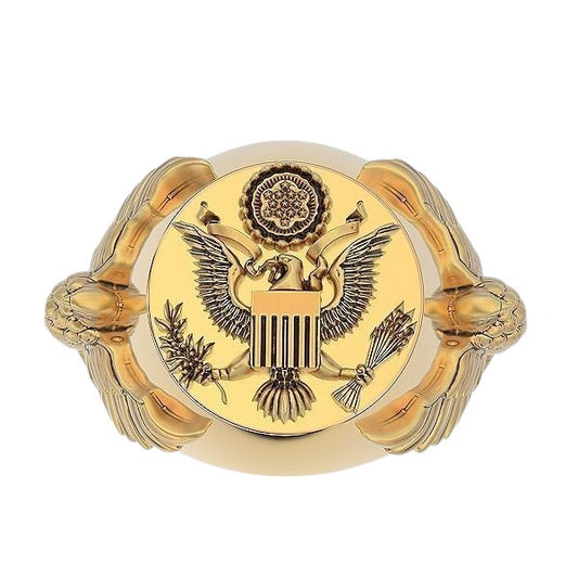 Anillo American Eagle de Oro Amarillo 14k