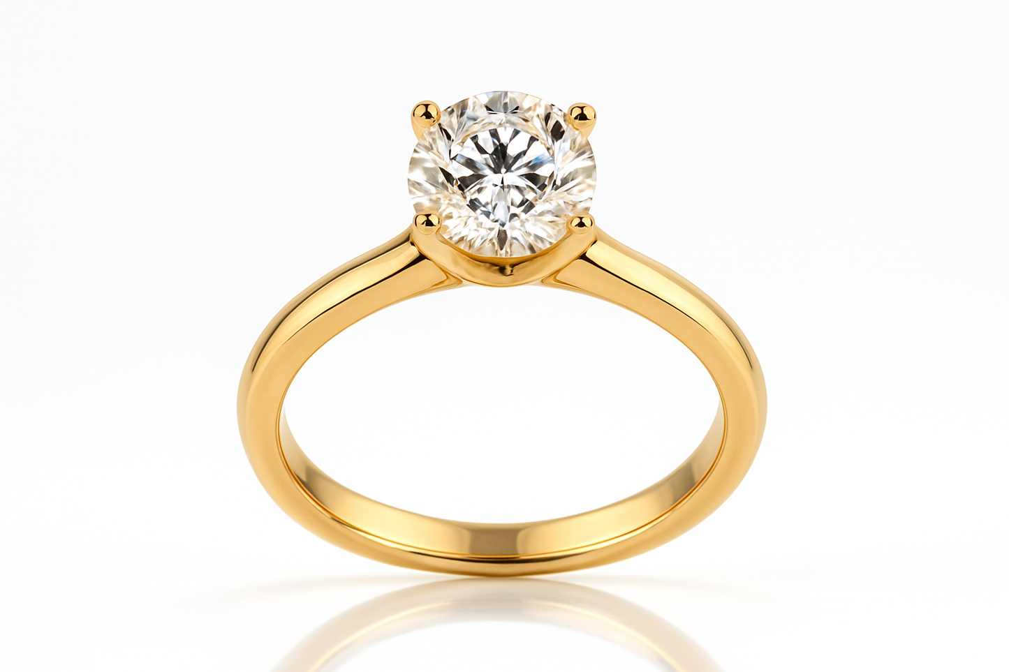 Anillo de compromiso mejorado en posición vertical
