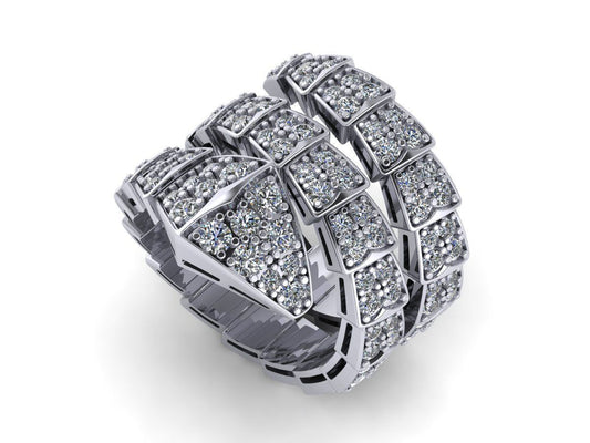 Anillo BVI Snake Shape de Oro