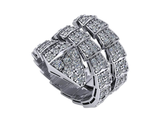 Anillo BVI Snake Shape de Oro