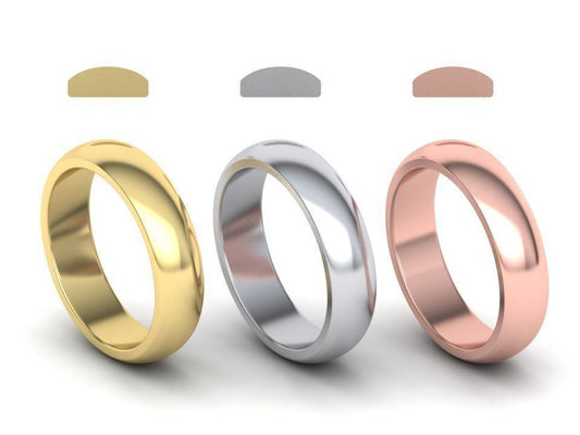 Juego de Argollas Dshaped de Oro 14k