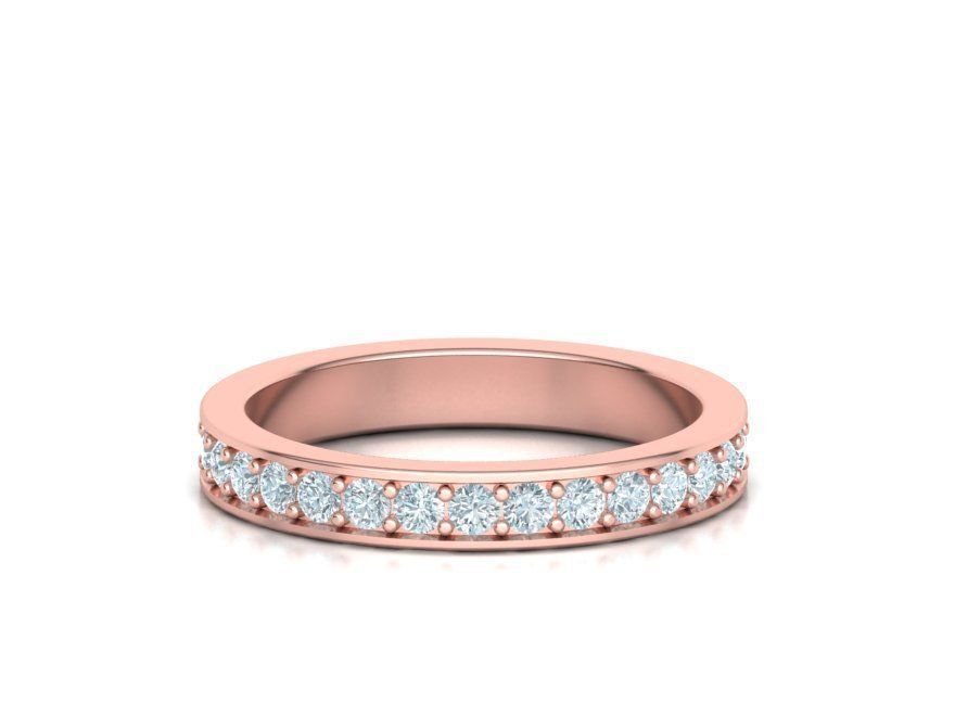 Hermosa Churumbela Eternity de Oro 14k con Precioso Aro de Incrustaciones
