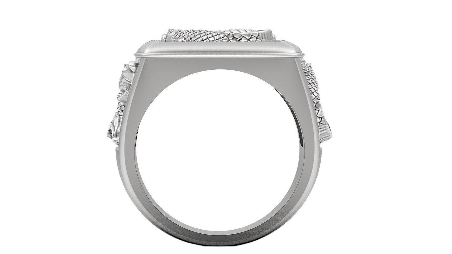 Exclusivo Anillo Pescador de Oro