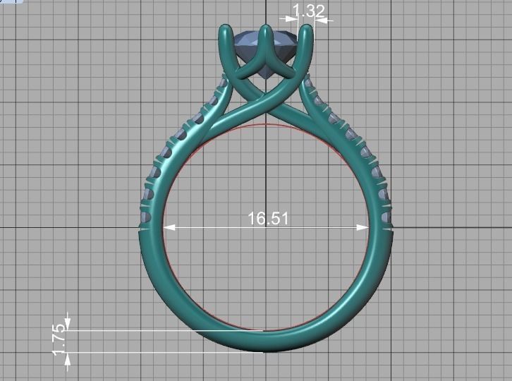 Exclusivo Anillo de Compromiso Trellis con Deslumbrantes Incrustaciones