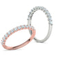 Churumbela Eternity Ring con Arco de 13 Incrustaciones Deslumbrantes