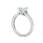 Anillo de Compromiso Solitaire con Incrustaciones