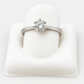 Anillo GIA con diamante redondo corte brillante