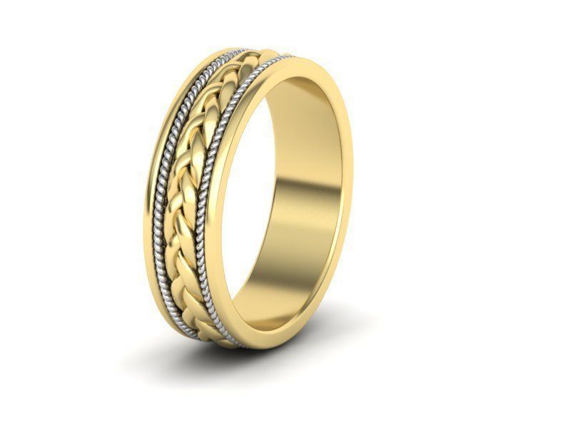 Set de Argolla Strong Bond de Oro 14k