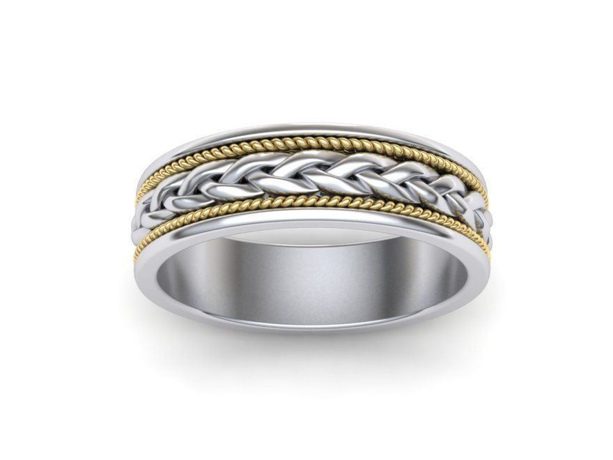 Set de Argolla Strong Bond de Oro 14k