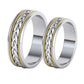 Set de Argolla Strong Bond de Oro 14k