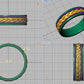 Set de Argolla Strong Bond de Oro 14k