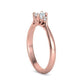 Anillo de Compromiso de Oro 14k con Incrustaciones