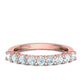 Churumbela Eternity Ring con Arco de Incrustaciones Preciosas