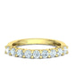Churumbela Eternity Ring con Arco de Incrustaciones Preciosas