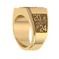 Anillo Graduacion con Logo Escolar Forntal