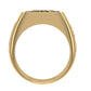 Anillo Graduacion con Logo Escolar Forntal