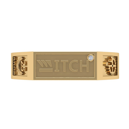 Anillo de Graduación con Iniciales Escolares