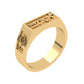 Anillo de Graduación con Iniciales Escolares