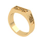 Anillo de Graduación con Iniciales Escolares