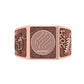 Anillo Graduación con Logo Frontal 14mm de Oro