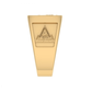 Anillo de Graduación Rectangular con Logo Grabado