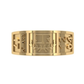 Anillo de Graduación Redondo con Logo Grabado