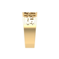 Anillo de Graduación Redondo con Logo Grabado