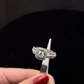 Anillo de Compromiso Oro Blanco 14K - Diamante Corte Redondo con Doble Halo 2.00 CTW