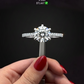 Anillo de Compromiso Oro 14K con Diamantes 2.00 CTW de Corte Redondo