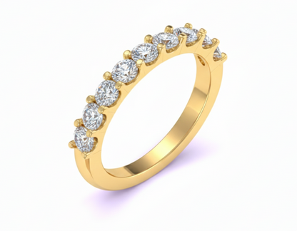 Churumbela Eternity en Engaste de Garras con Diamantes