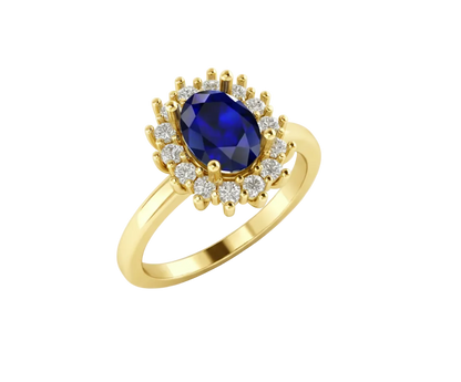 Anillo de Compromiso Lady Di