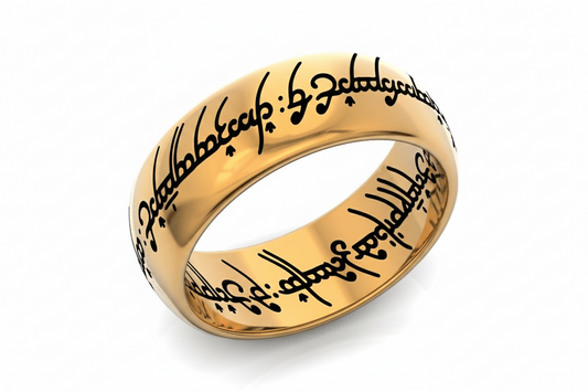 Anillo del Señor de los Anillos Corte Confort