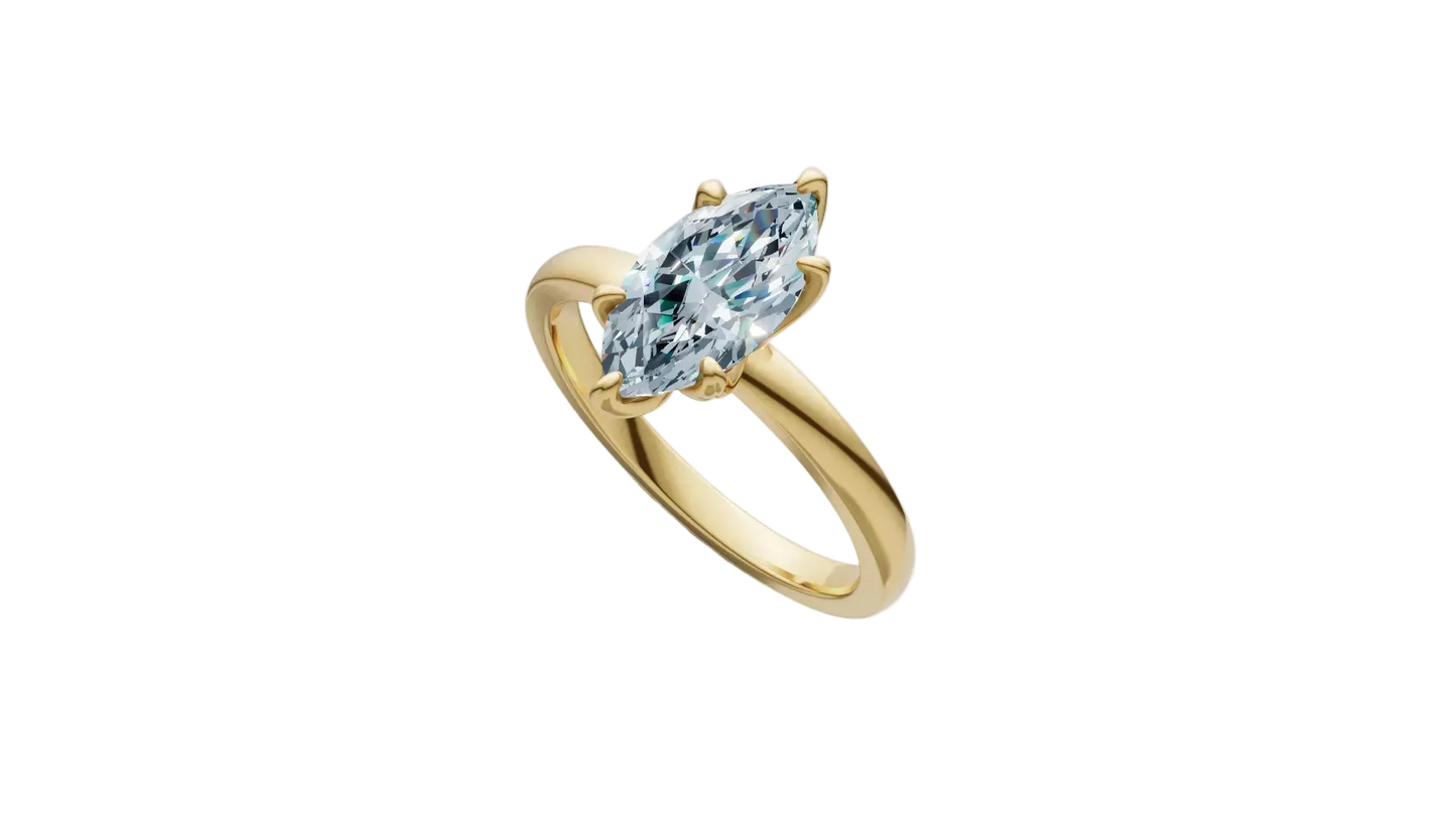 Anillo de Compromiso Marquesa Solitaire de 1 CT con 6 garras