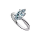 Anillo de Compromiso Marquesa Solitaire de 1 CT con 6 garras