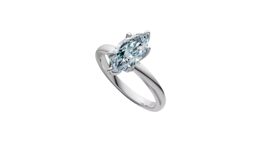Anillo de Compromiso Marquesa Solitaire de 1 CT con 6 garras